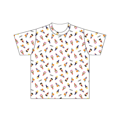 【脱獄ごっこ】オーバープリントキッズTシャツ／120サイズ