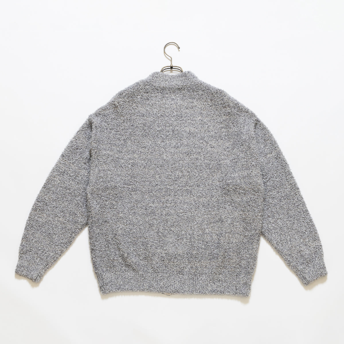 【House Love】Melange Knit Zip Cardigan