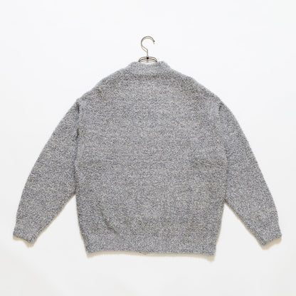 【House Love】Melange Knit Zip Cardigan