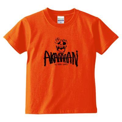 キッズサイズ『AKAAAAAN』Tシャツ　黒
