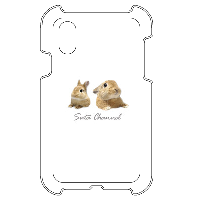 ウサギのiPhoneケース（iPhoneXS/X）