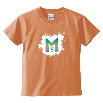 Gradation white（キッズTシャツ）