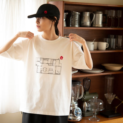 【House Love】Floor plan T-Shirts