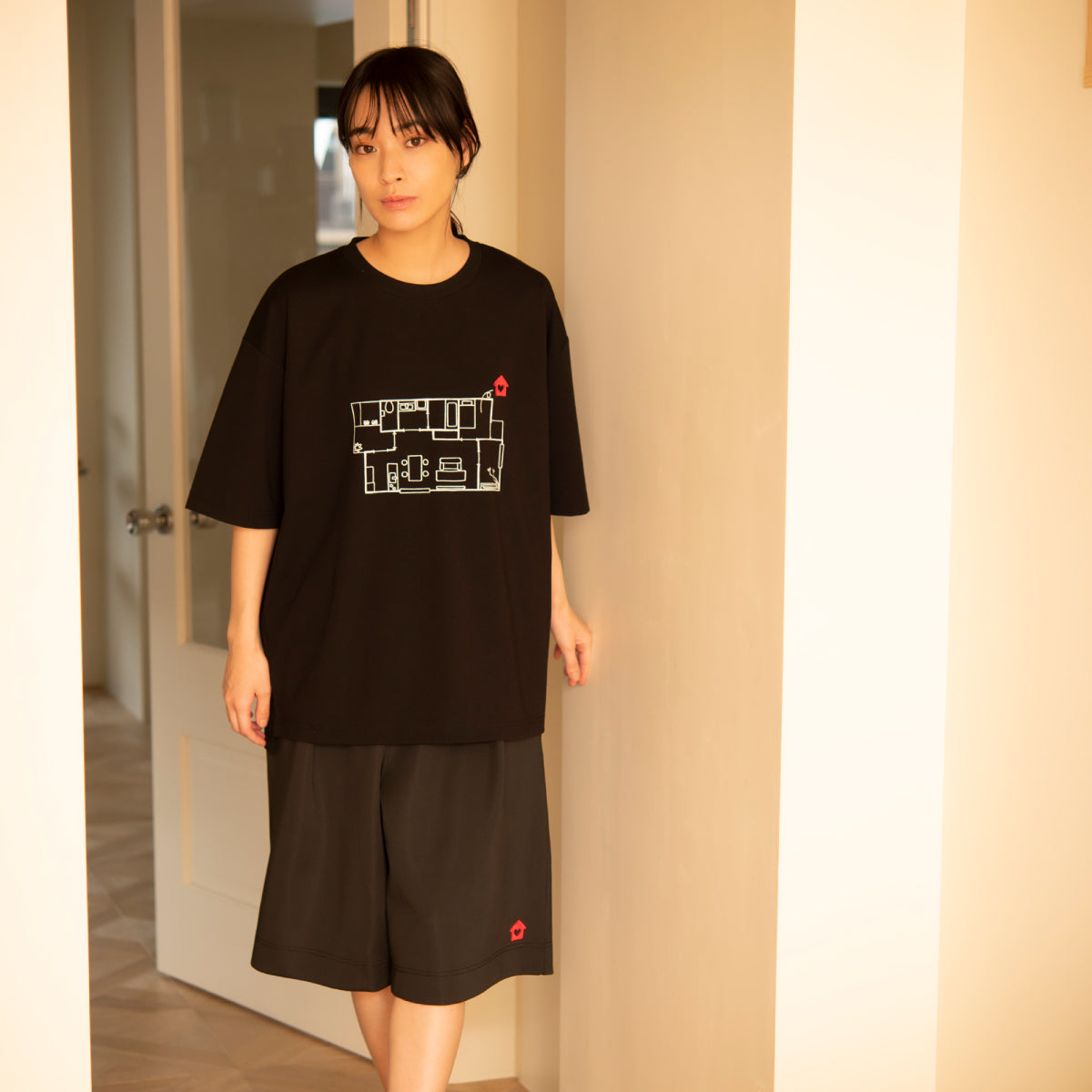 【House Love】Floor plan T-Shirts