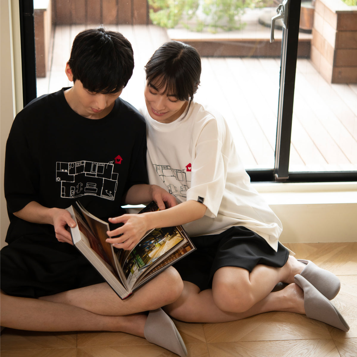 【House Love】Floor plan T-Shirts
