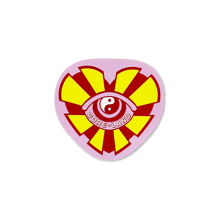 【CORE-LAND】ステッカー(HEART CORE)
