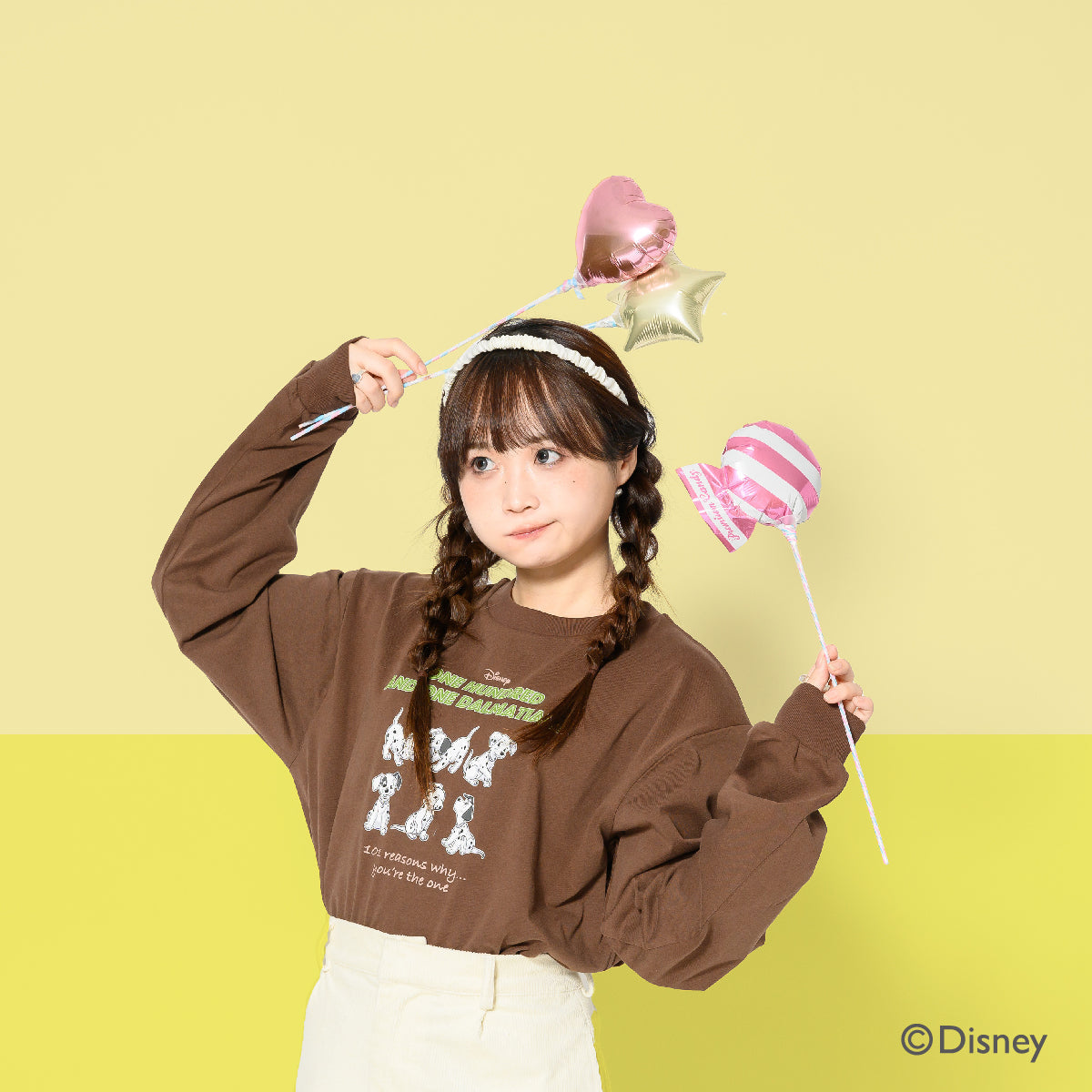 【Poika】＜Disney＞101匹わんちゃん/ロンT