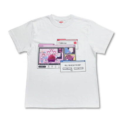 【TAMAchan】ウィンドウ風プリントTシャツ