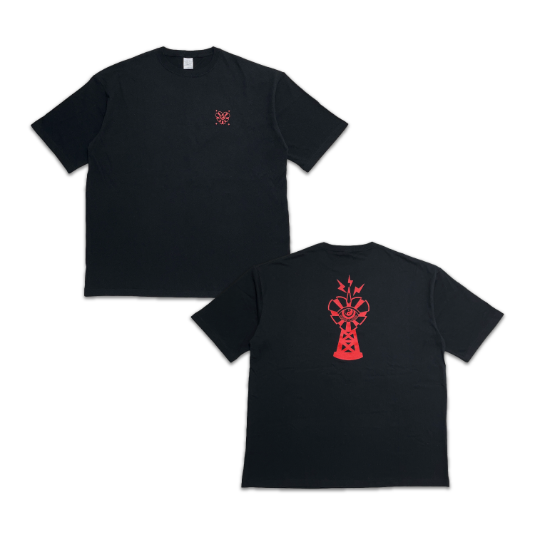 【CORE-LAND】オーバーサイズTシャツ(HEART CORE)