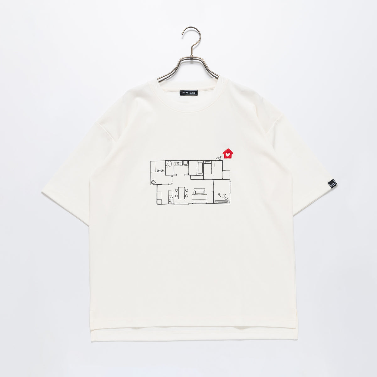 【House Love】Floor plan T-Shirts