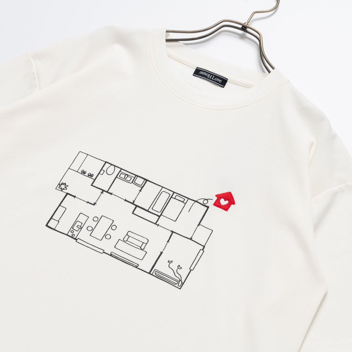 【House Love】Floor plan T-Shirts
