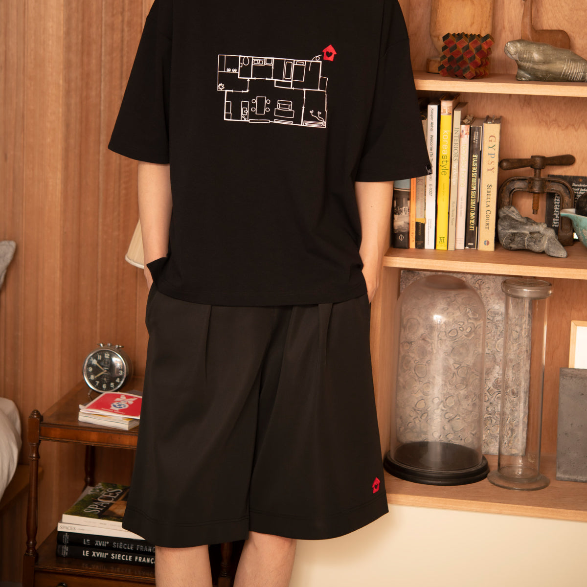 【House Love】Wide Half Pants