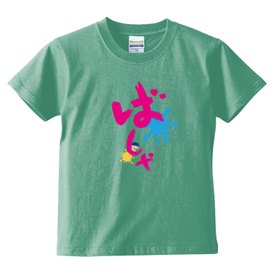 ばしゃTピンク(キッズTシャツ)
