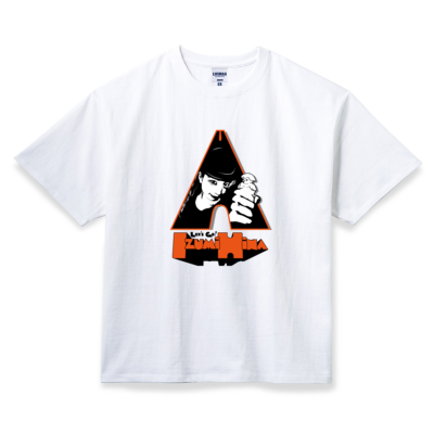 【伊純雛】時計仕掛けのヒナビッグTシャツ(ホワイト)
