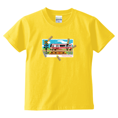 おえかき踏切 Tシャツ(キッズサイズ)