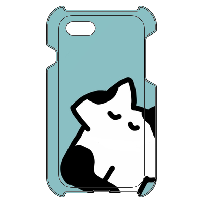 うしねこくん スマホケース Ver.1 (iPhone8/iPhone7 ハードカバーケース)