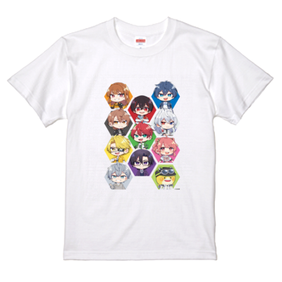 カラフルピーチサンプル 【オンデマンド転写　5.6オンス ハイクオリティー Tシャツ】_2