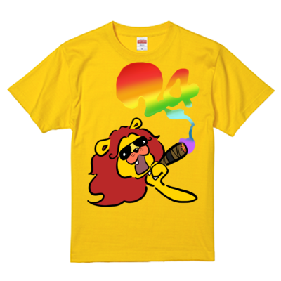 出し勝ちライオンくんTシャツCOLOR