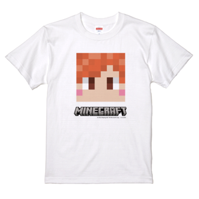 マイクラサンプル_てつや(東海オンエア)Tシャツ(ホワイト)
