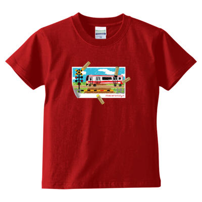 おえかき踏切 Tシャツ(キッズサイズ)