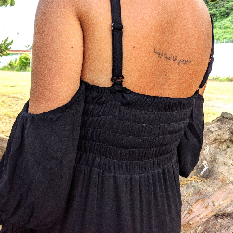 Tassel offshoulder one piece