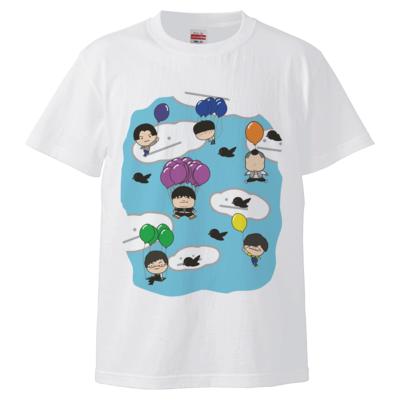 つるつるメンバーお空Tシャツ