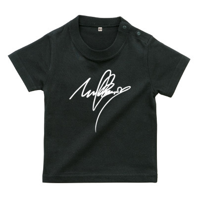 mulberry(サイン)Tシャツ文字白（ベビーTシャツ）