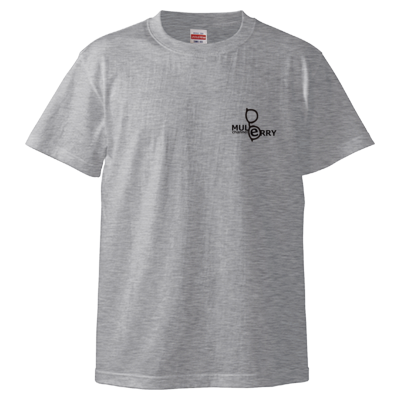 mulberry(英語表記)Tシャツ文字黒（Tシャツ）