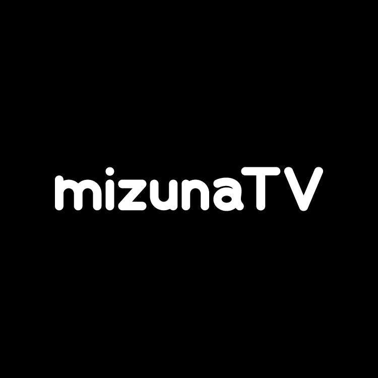 【mizunaTV】ロゴマスク（ブラック）
