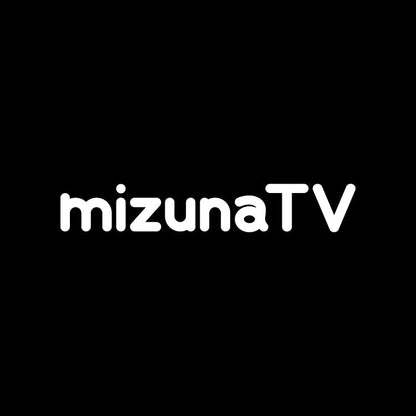 【mizunaTV】ロゴマスク（ブラック）
