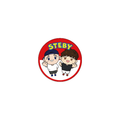 【ステバイ】イラスト缶バッジ　32mm