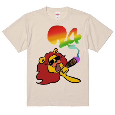 出し勝ちライオンくんTシャツCOLOR