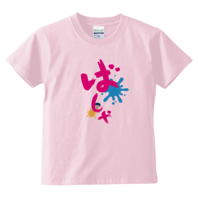 ばしゃTピンク(キッズTシャツ)
