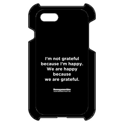 ［Nemogamevideo］Rare Occurrence iPhone case Black（iPhone SE／iPhone 8／iPhone 7）