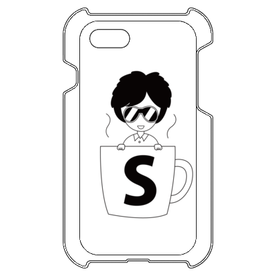 カップ iPhone 8/iPhone 7 ハードカバーケース