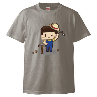 ツルハシたこさん（5.6オンス ハイクオリティー Ｔシャツ）