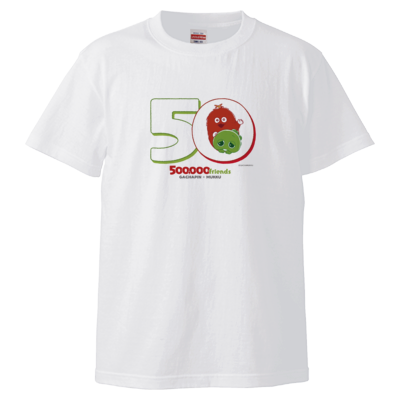 ガチャピンちゃんねるサンプル Tシャツ（ホワイト）