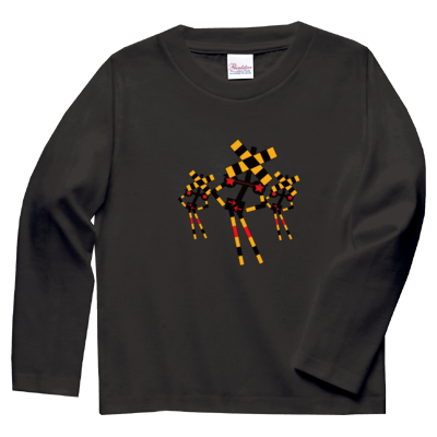 踏切ダンス ロングスリーブTシャツ(キッズサイズ)