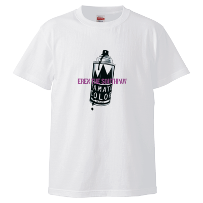 「ヤマトカラー」X「左ききのエレン」Tシャツ【ホワイト】