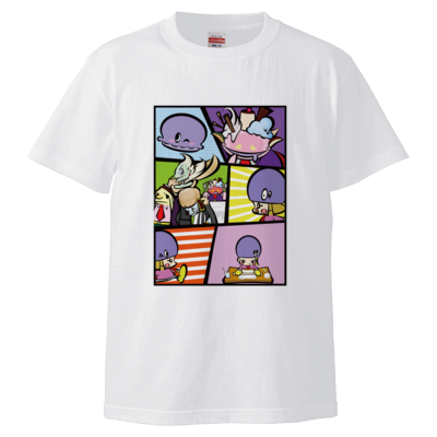 アジーンコミック☆ホワイト(Tシャツ)
