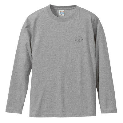 せがしおりサンプル 長袖Tシャツ（グレー）