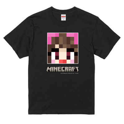 マイクラサンプル_TAMAchanTシャツ(ブラック)