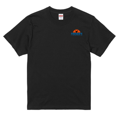 フィッシャーズサンプル 5.6オンス ハイクオリティー Ｔシャツ（ブラック）_1