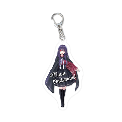 【サンプル対応品】フリー型キーホルダー（クリア） 6cm ナスカン