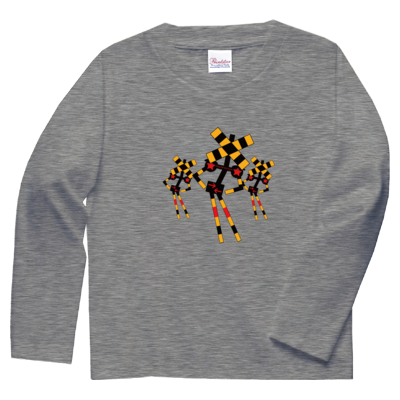 踏切ダンス ロングスリーブTシャツ(キッズサイズ)