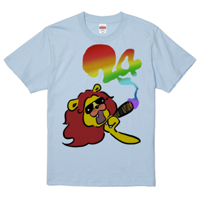 出し勝ちライオンくんTシャツCOLOR