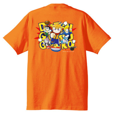 【脱獄ごっこ】背面プリントTシャツ（オレンジ）