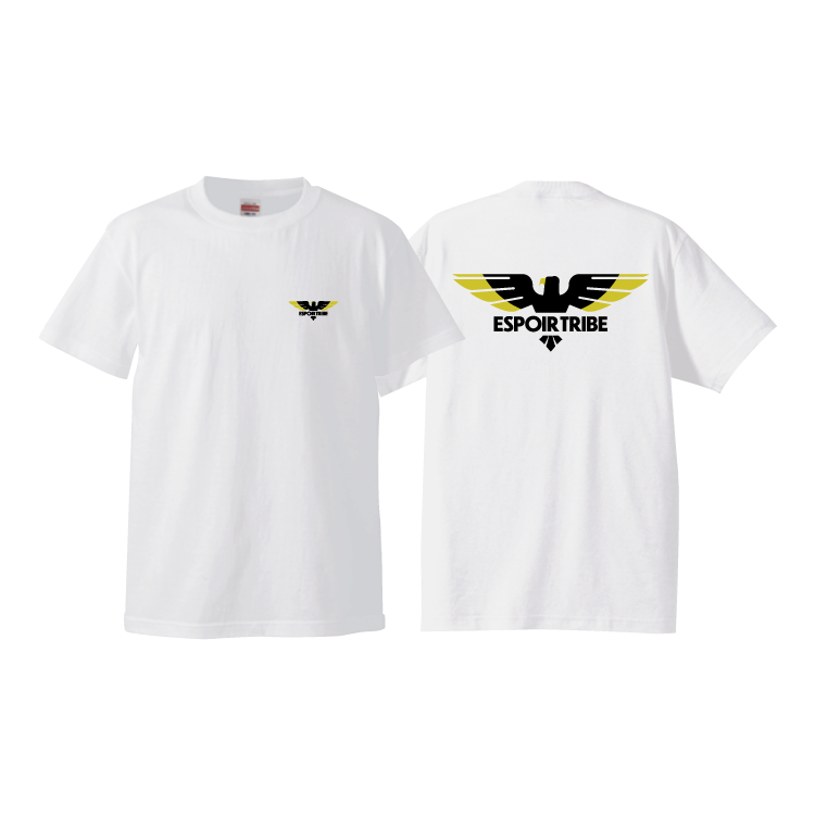 【ESPOIR TRIBE】オリジナル両面Tシャツ A1（ホワイト）