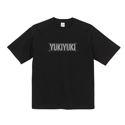 【ゆきゆき】オープニングロゴビッグシルエットTシャツ（ブラック）