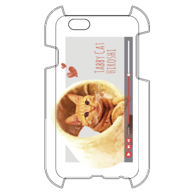 Tabby Cat HIROSHI 2（iPhone 6s/6 ハードカバーケース）